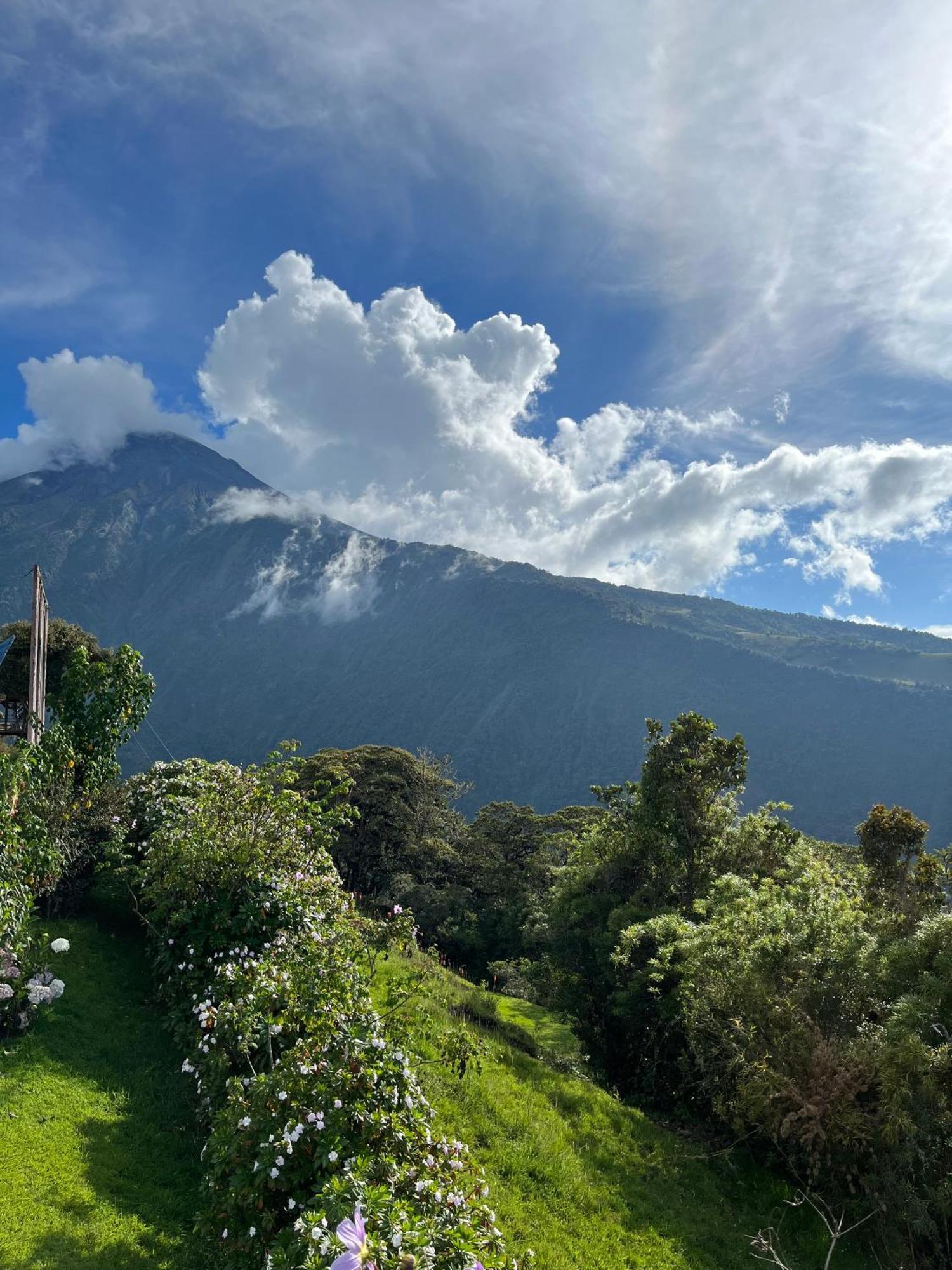 Premium Holiday Cabin - Spectacular Tungurahua Volcano View Baños Extérieur photo