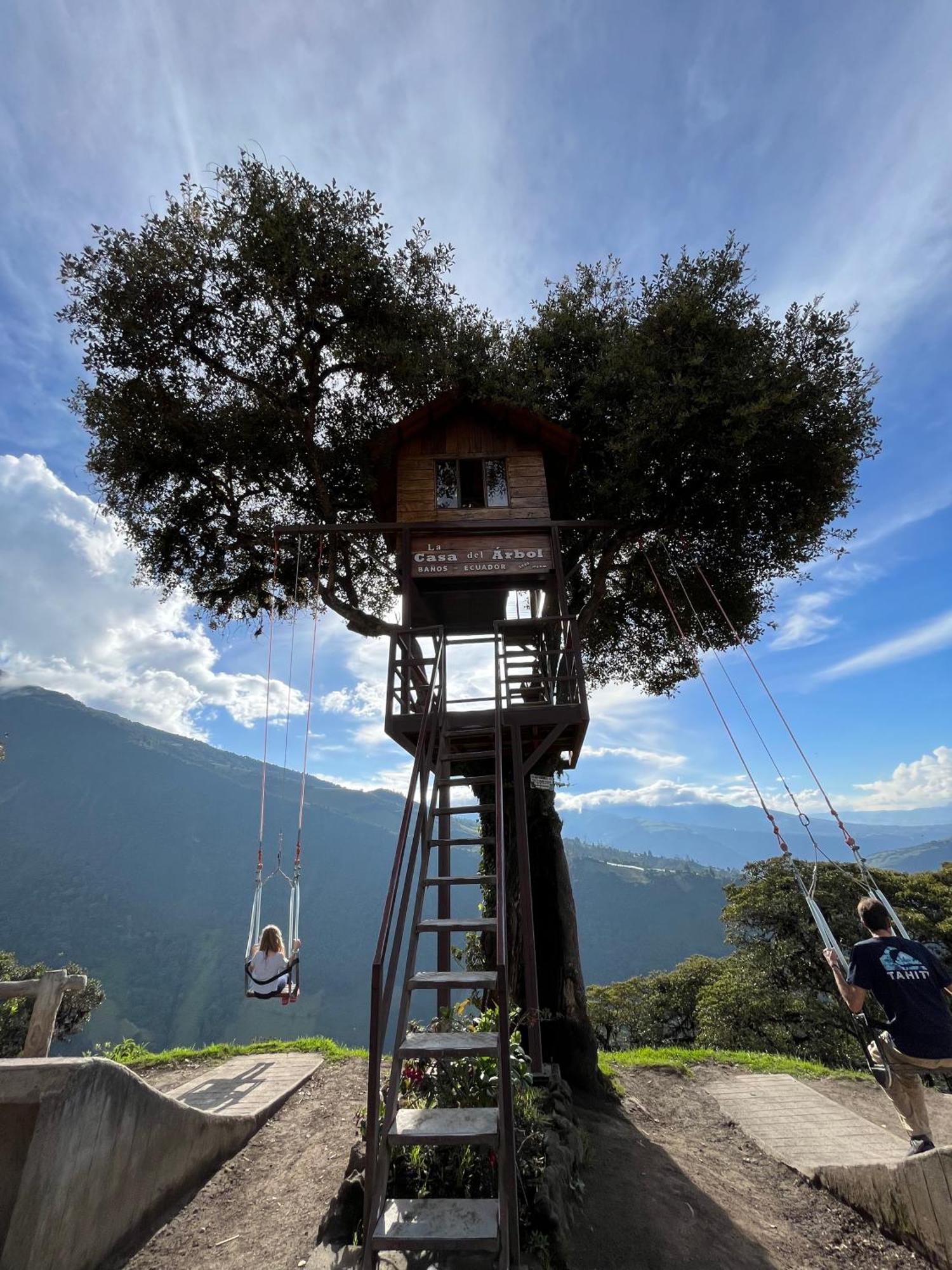 Premium Holiday Cabin - Spectacular Tungurahua Volcano View Baños Extérieur photo